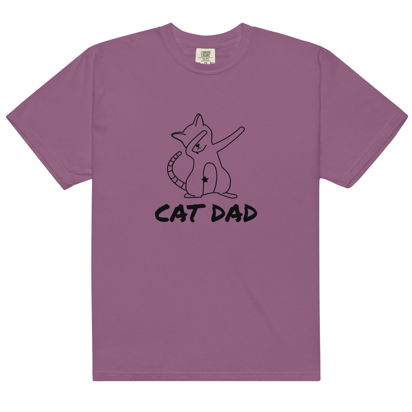 Cat Dad Printed Tshirt