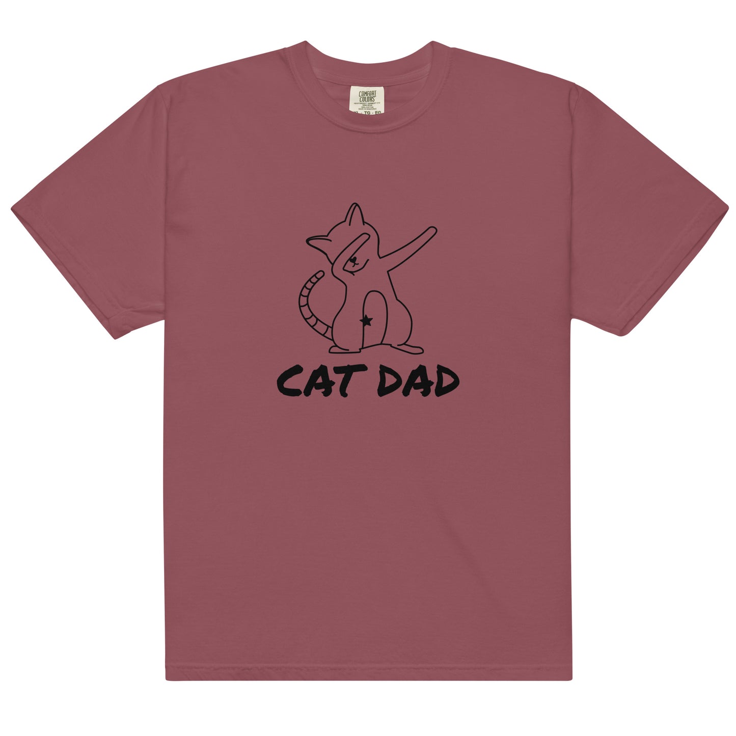 Cat Dad Printed Tshirt