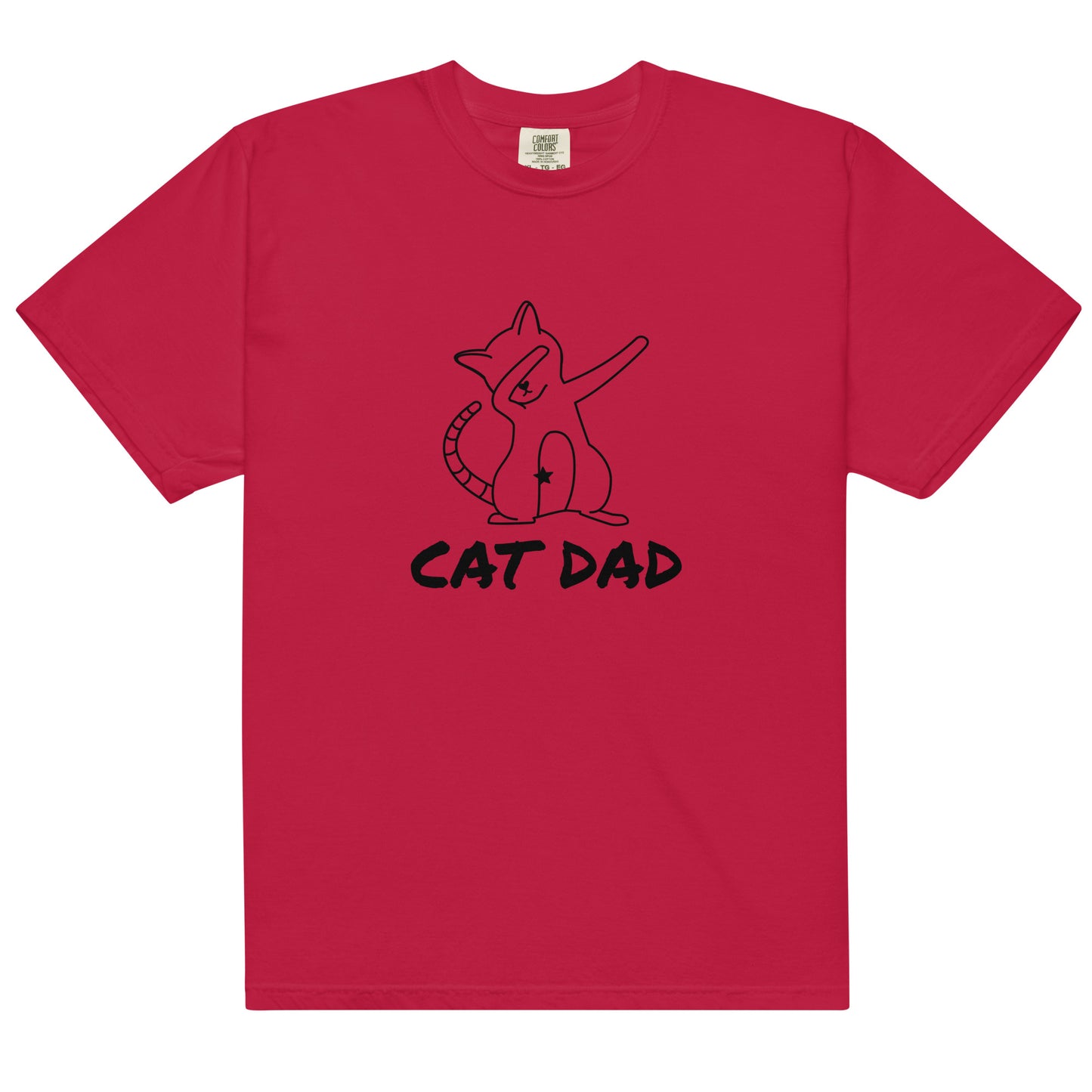Cat Dad Printed Tshirt