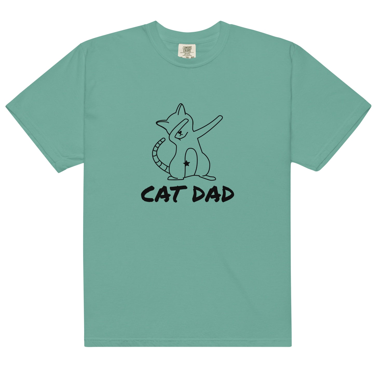 Cat Dad Printed Tshirt