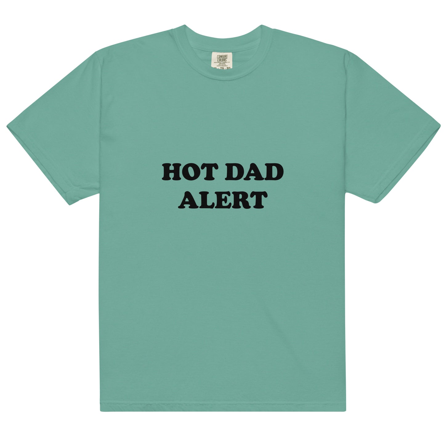 Hot Dad Alert Printed Tshirt