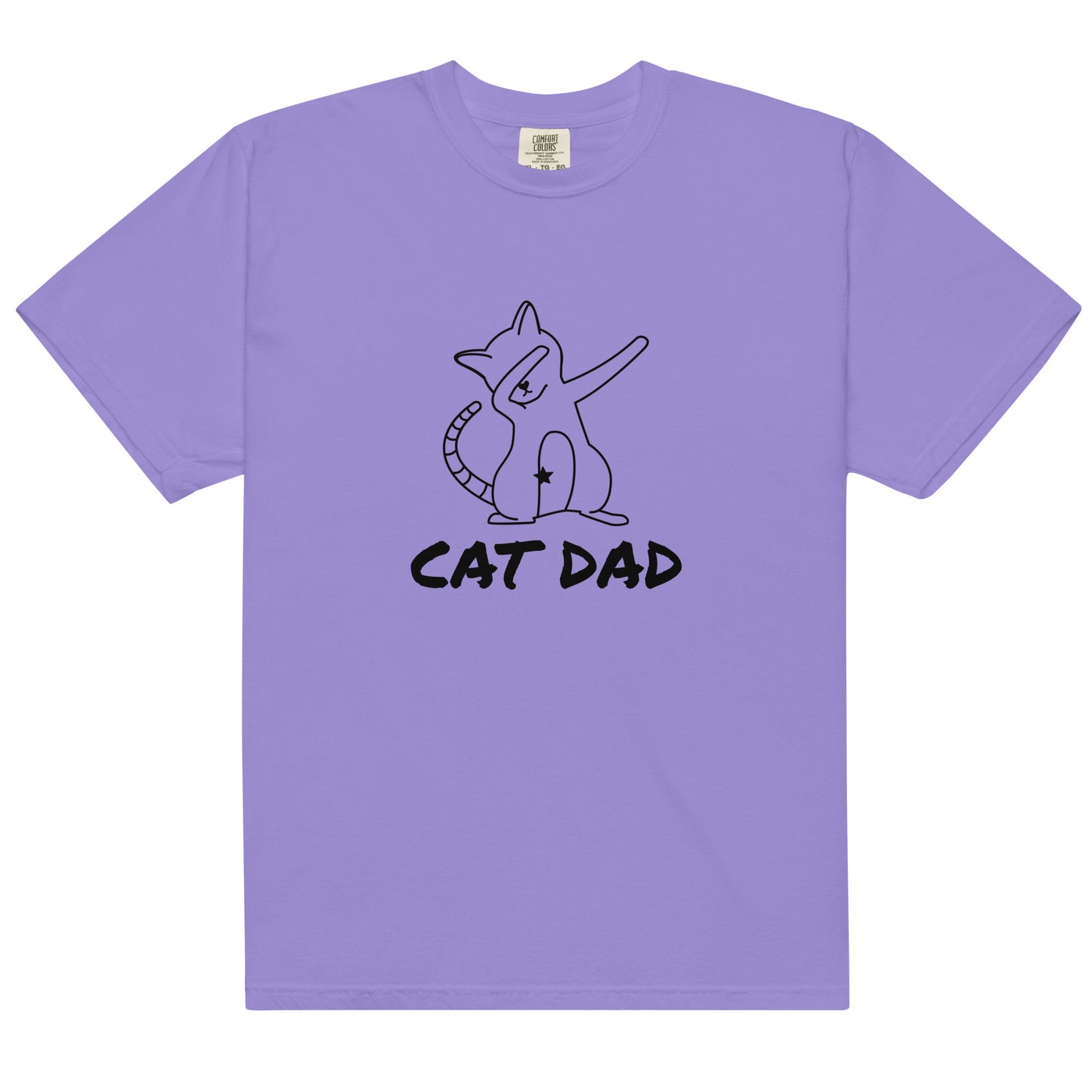 Cat Dad Printed Tshirt