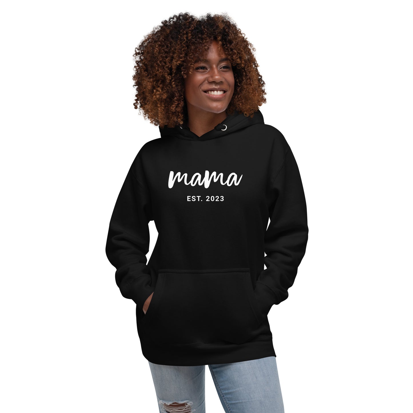Mama Est 2023 Printed Hoodie