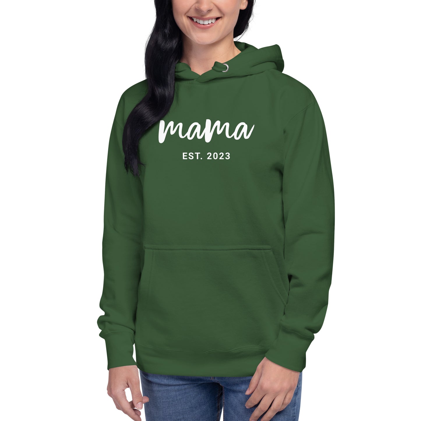 Mama Est 2023 Printed Hoodie