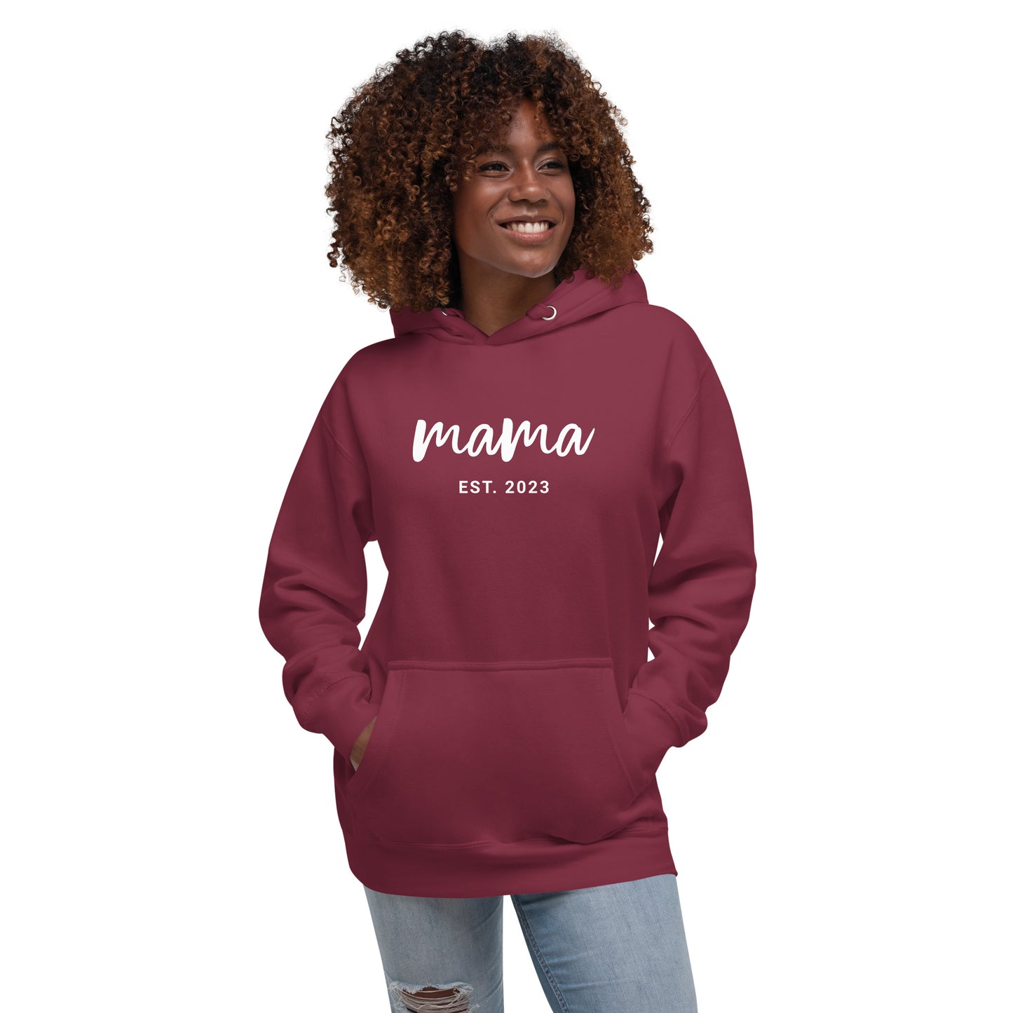 Mama Est 2023 Printed Hoodie