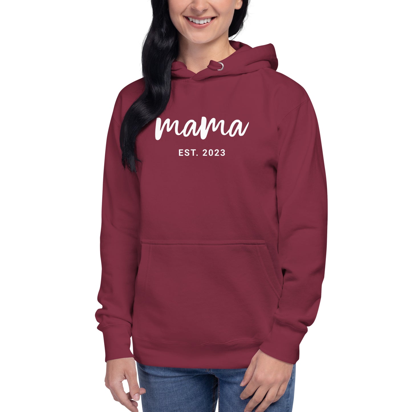 Mama Est 2023 Printed Hoodie