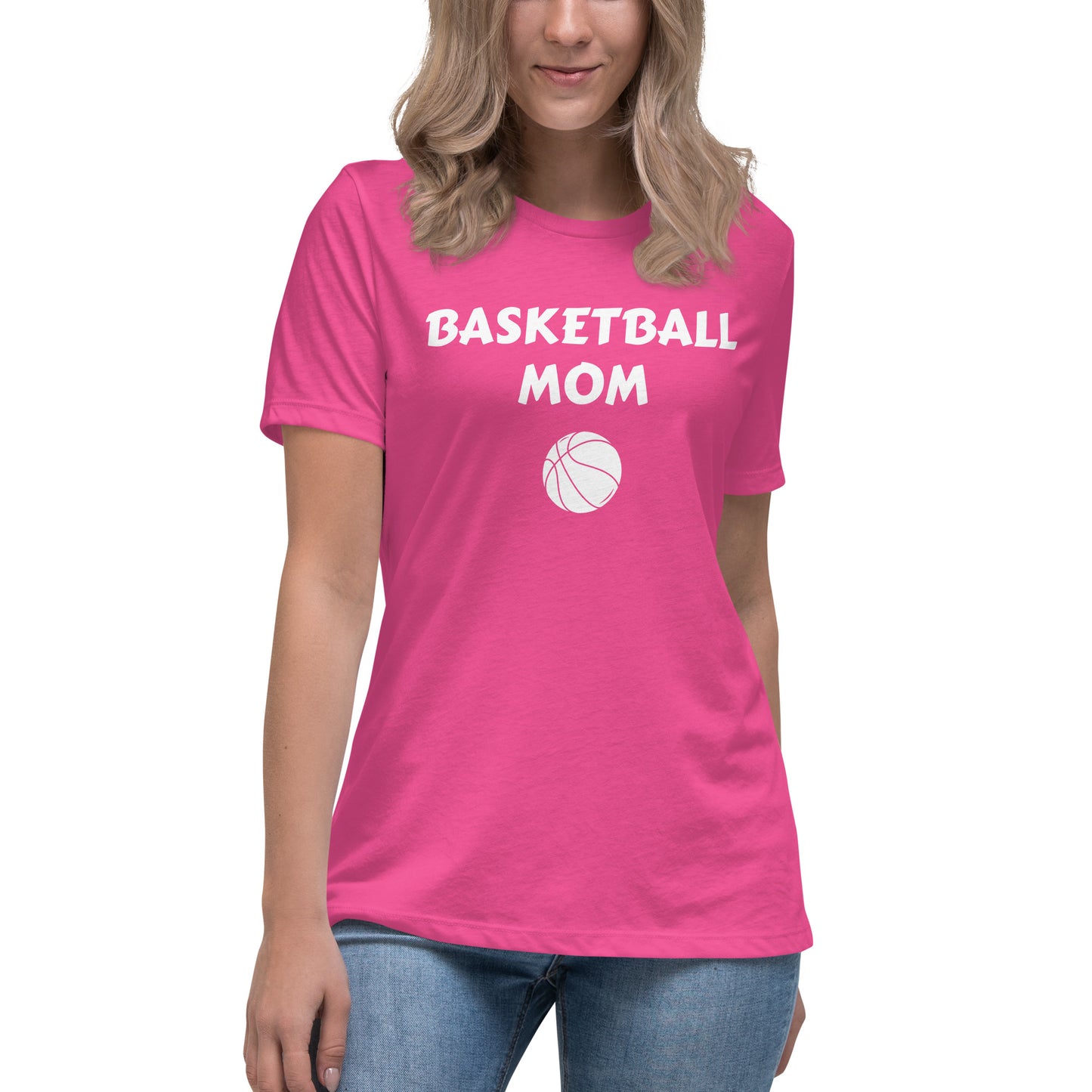 Basketball Mom Printed T-Shirt