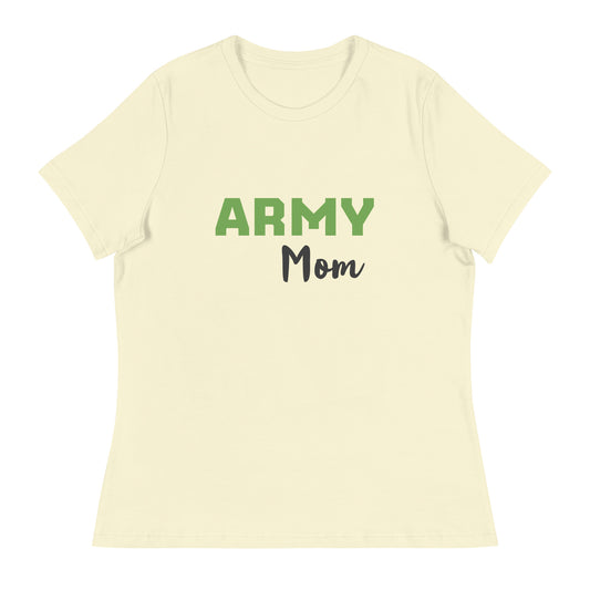 Army Mom Printed T-Shirt