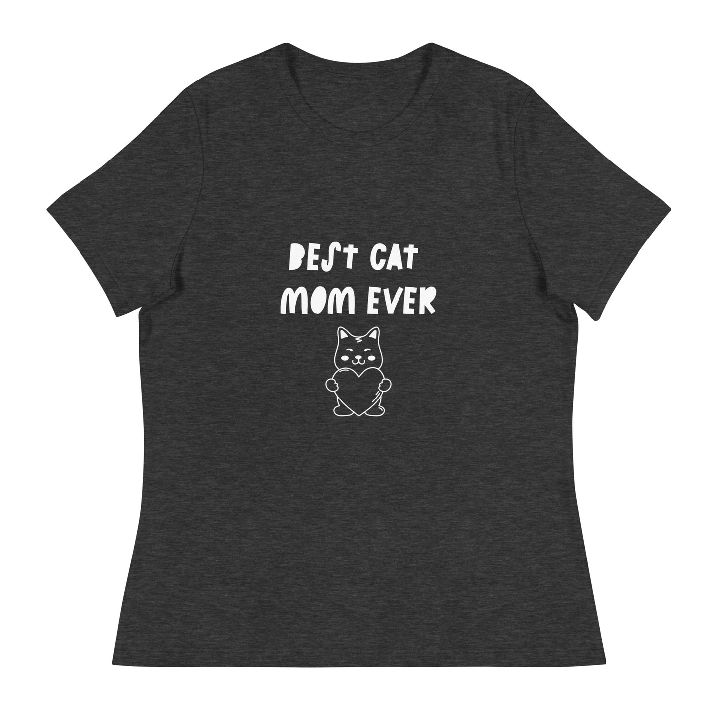 Best Cat Mom Ever Printed T-Shirt