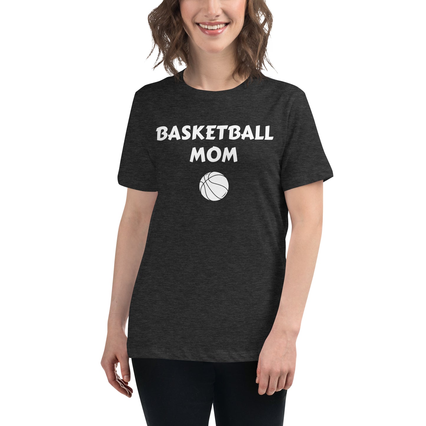 Basketball Mom Printed T-Shirt