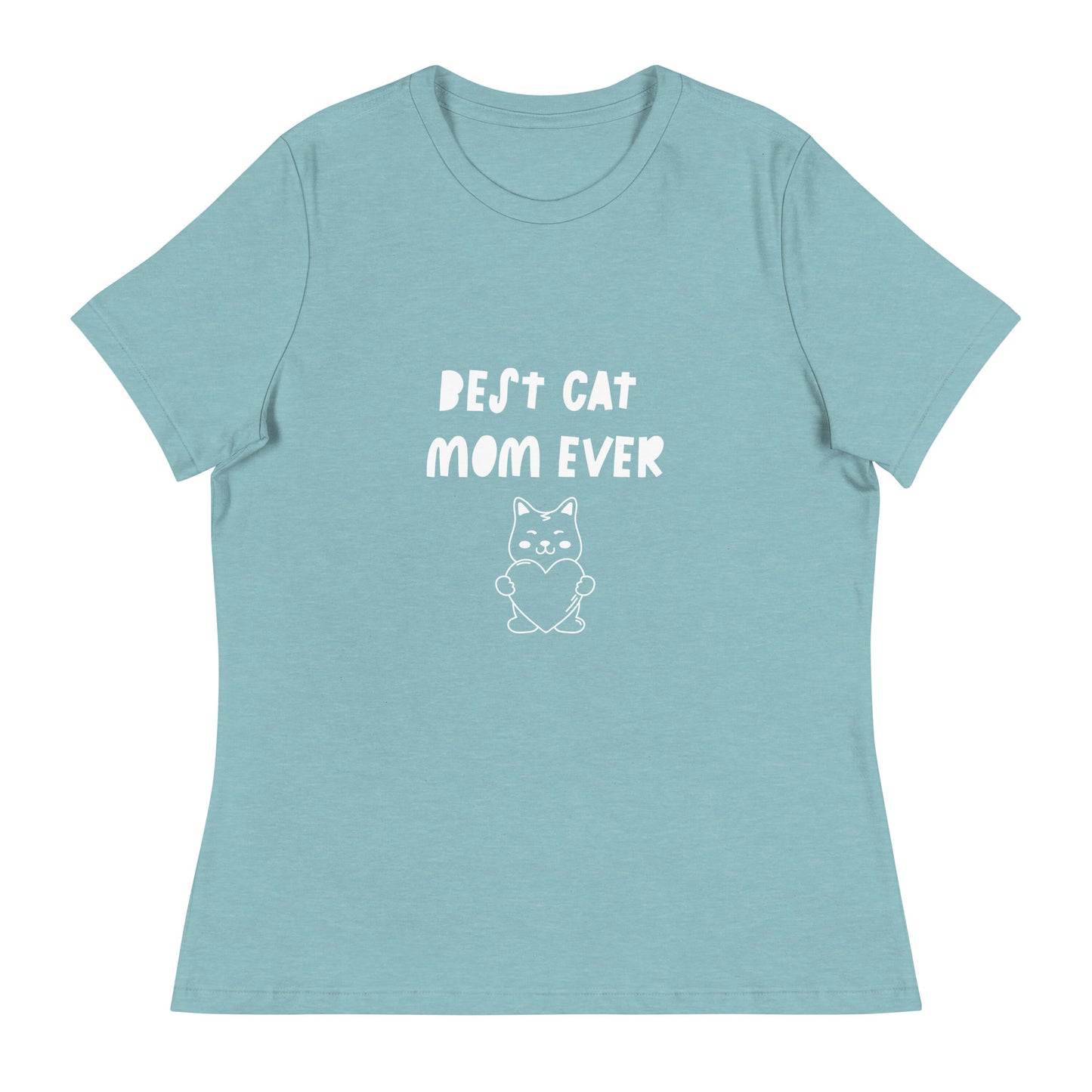 Best Cat Mom Ever Printed T-Shirt