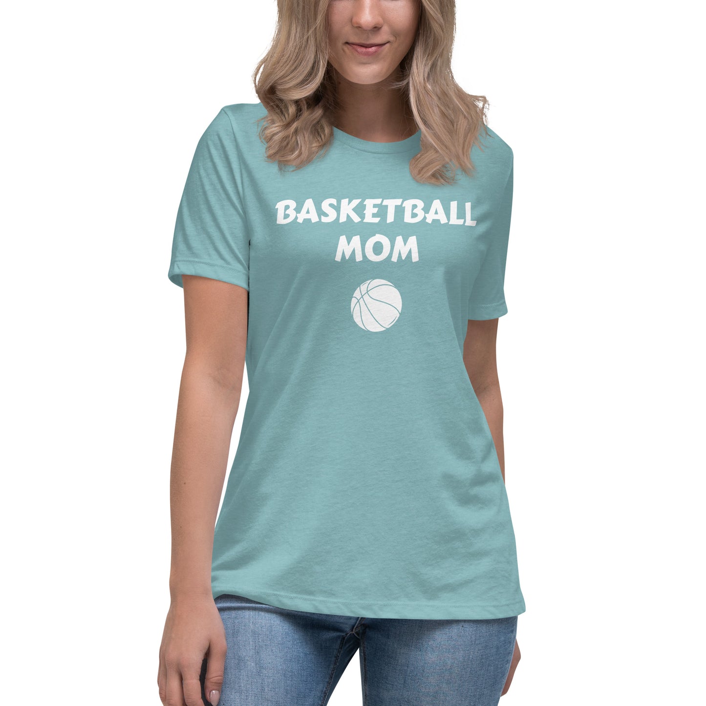 Basketball Mom Printed T-Shirt