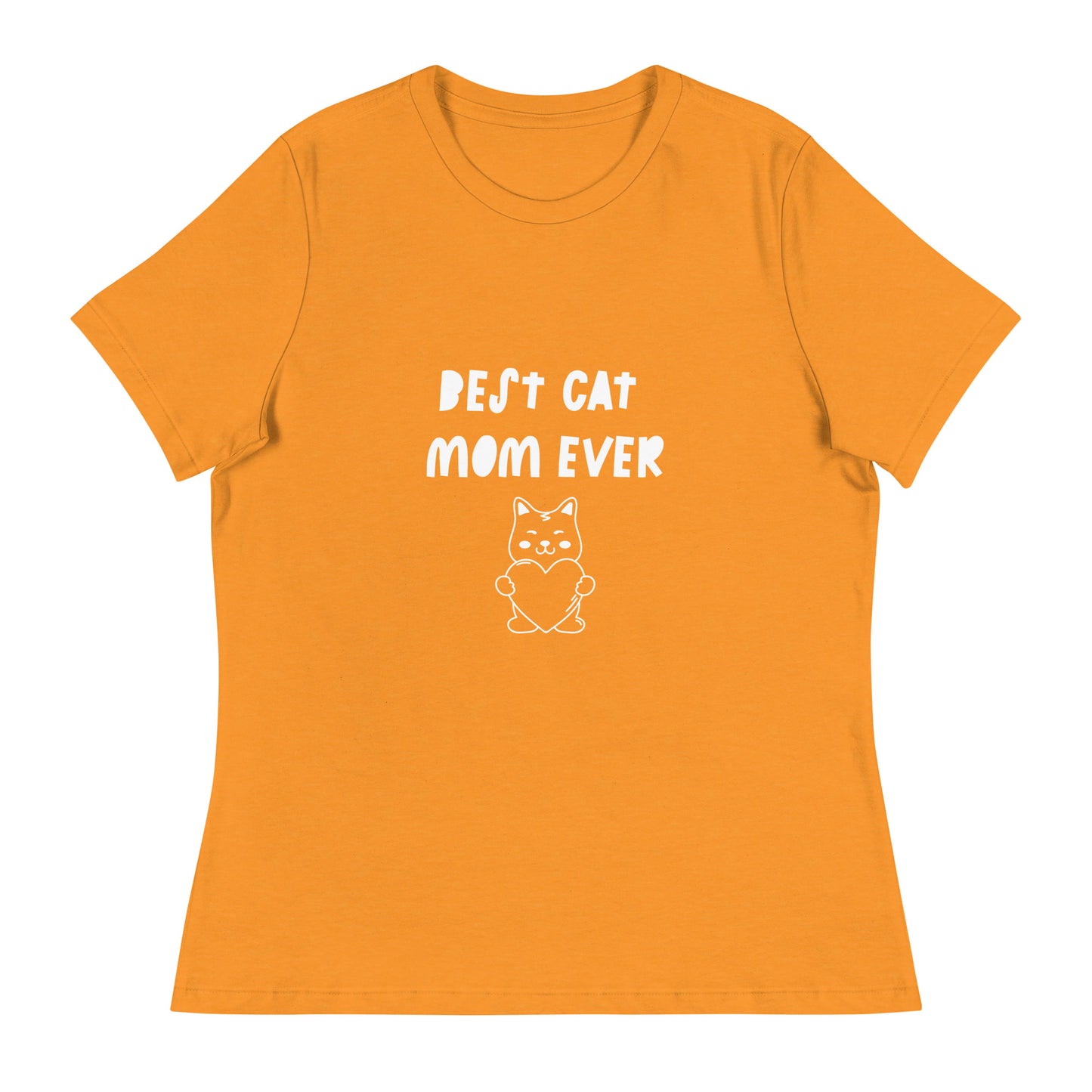 Best Cat Mom Ever Printed T-Shirt