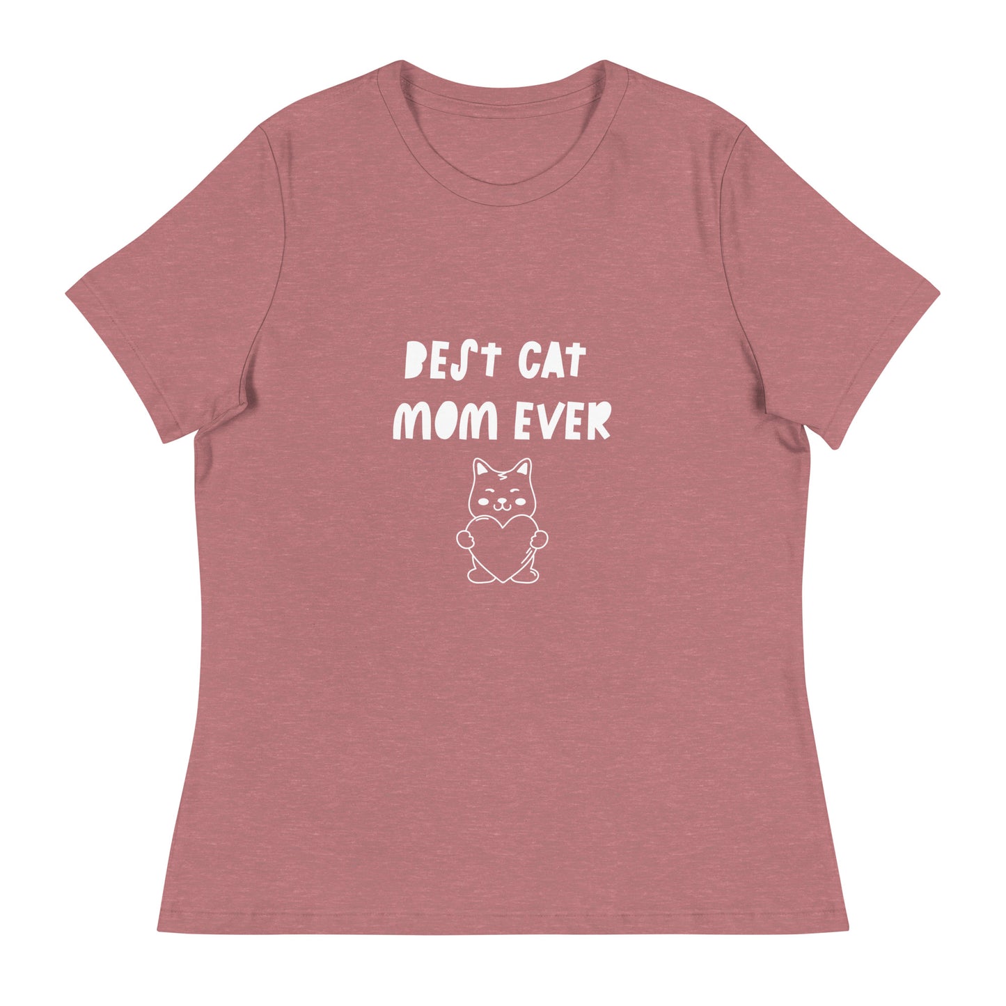 Best Cat Mom Ever Printed T-Shirt