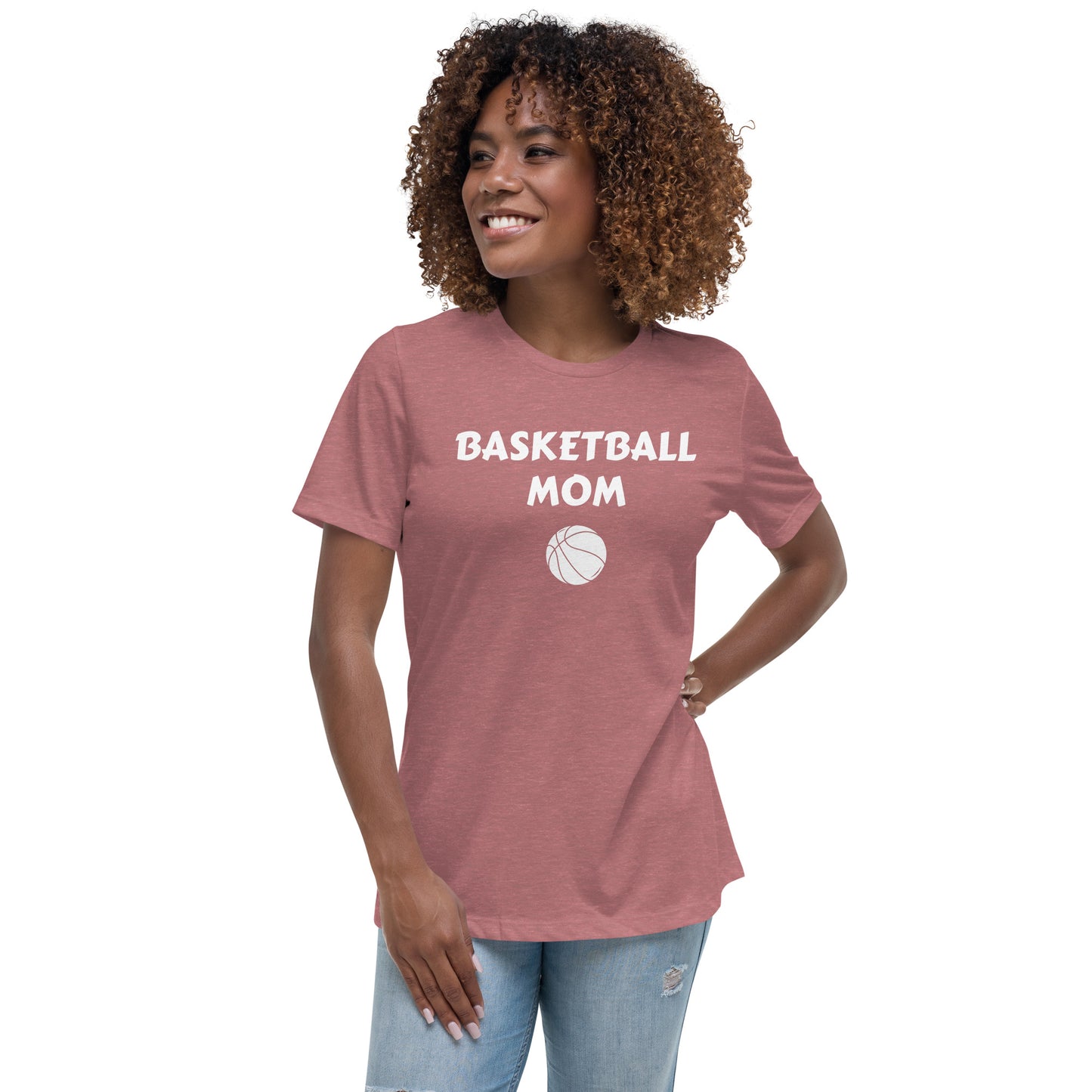 Basketball Mom Printed T-Shirt