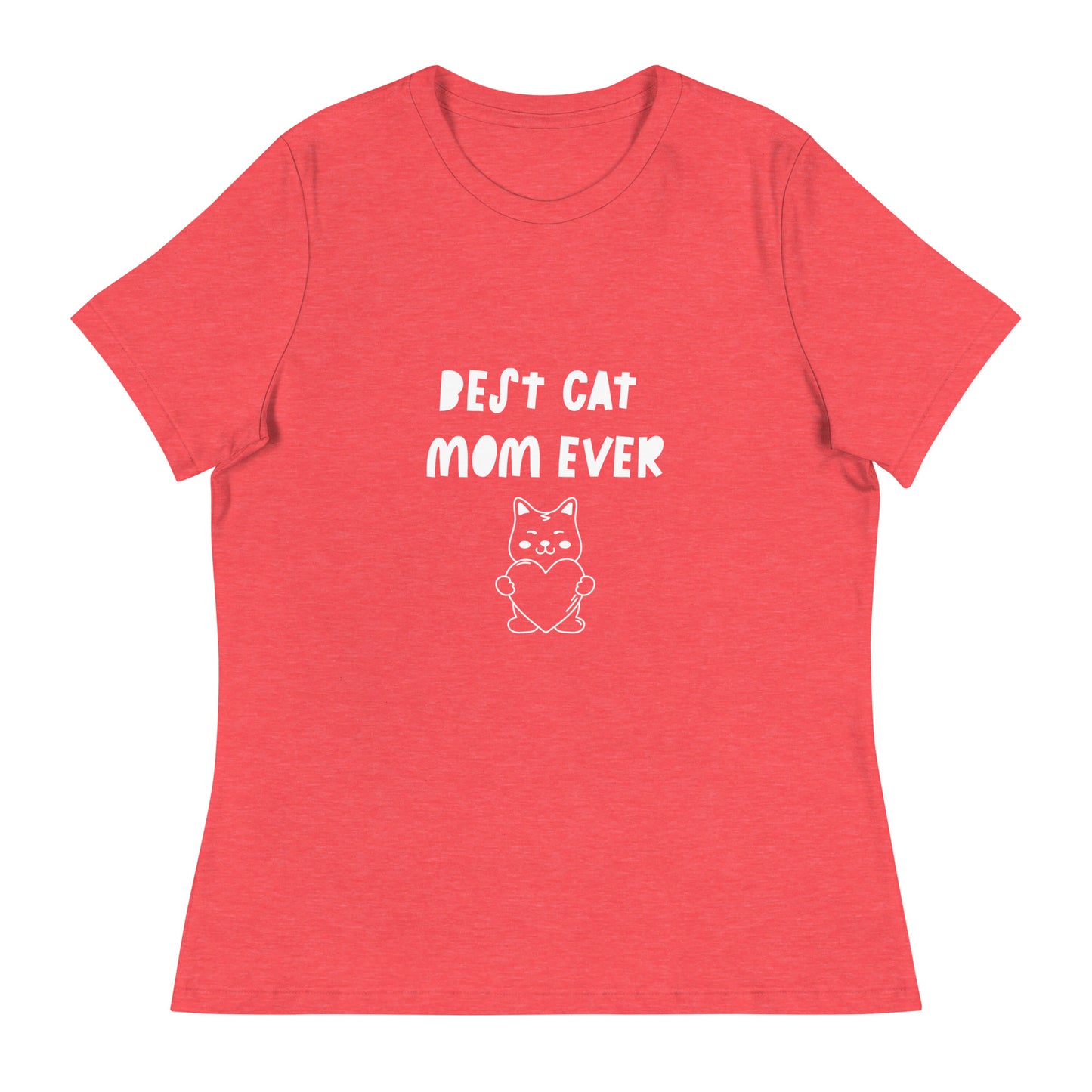 Best Cat Mom Ever Printed T-Shirt