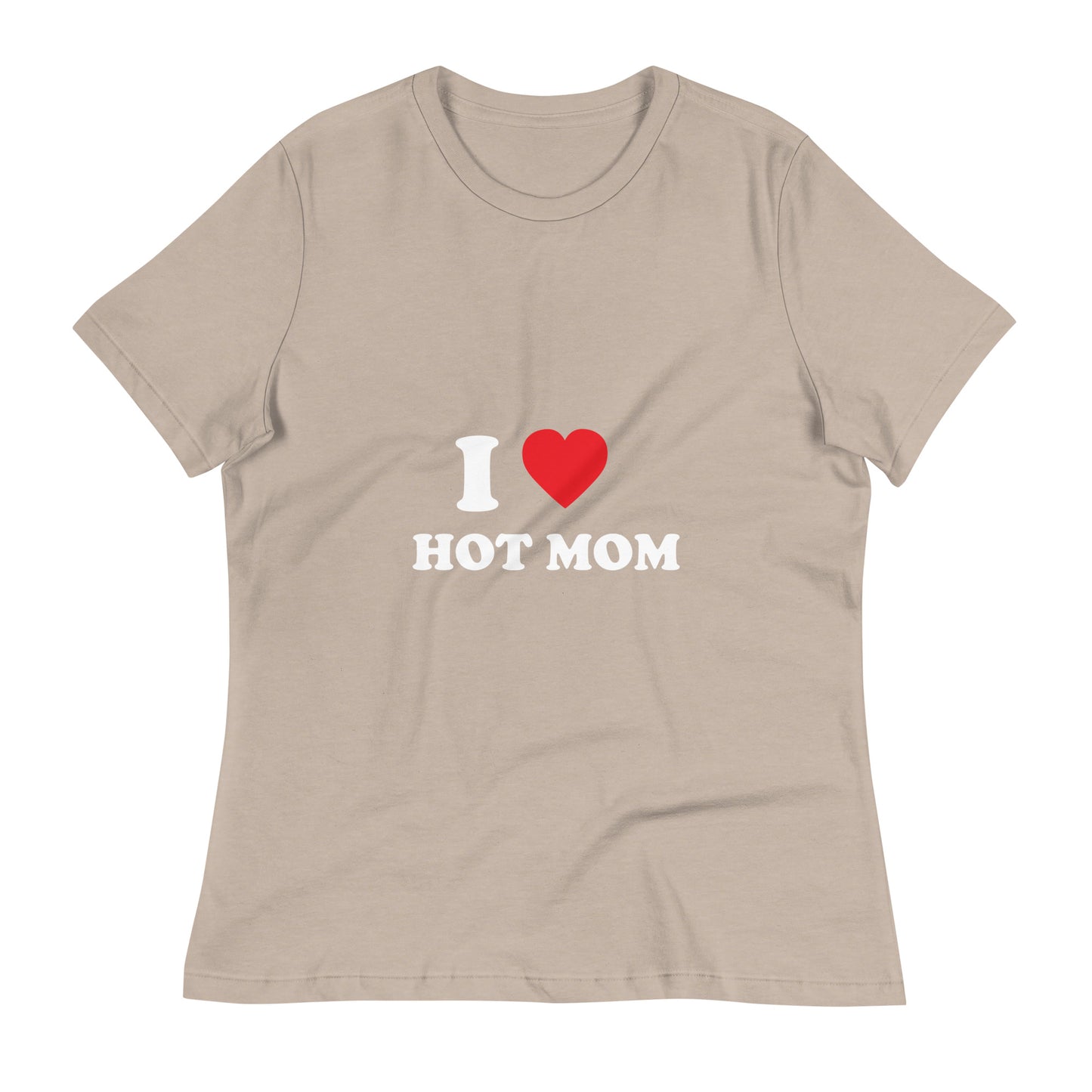 I Love Hot Mom Printed T-Shirt