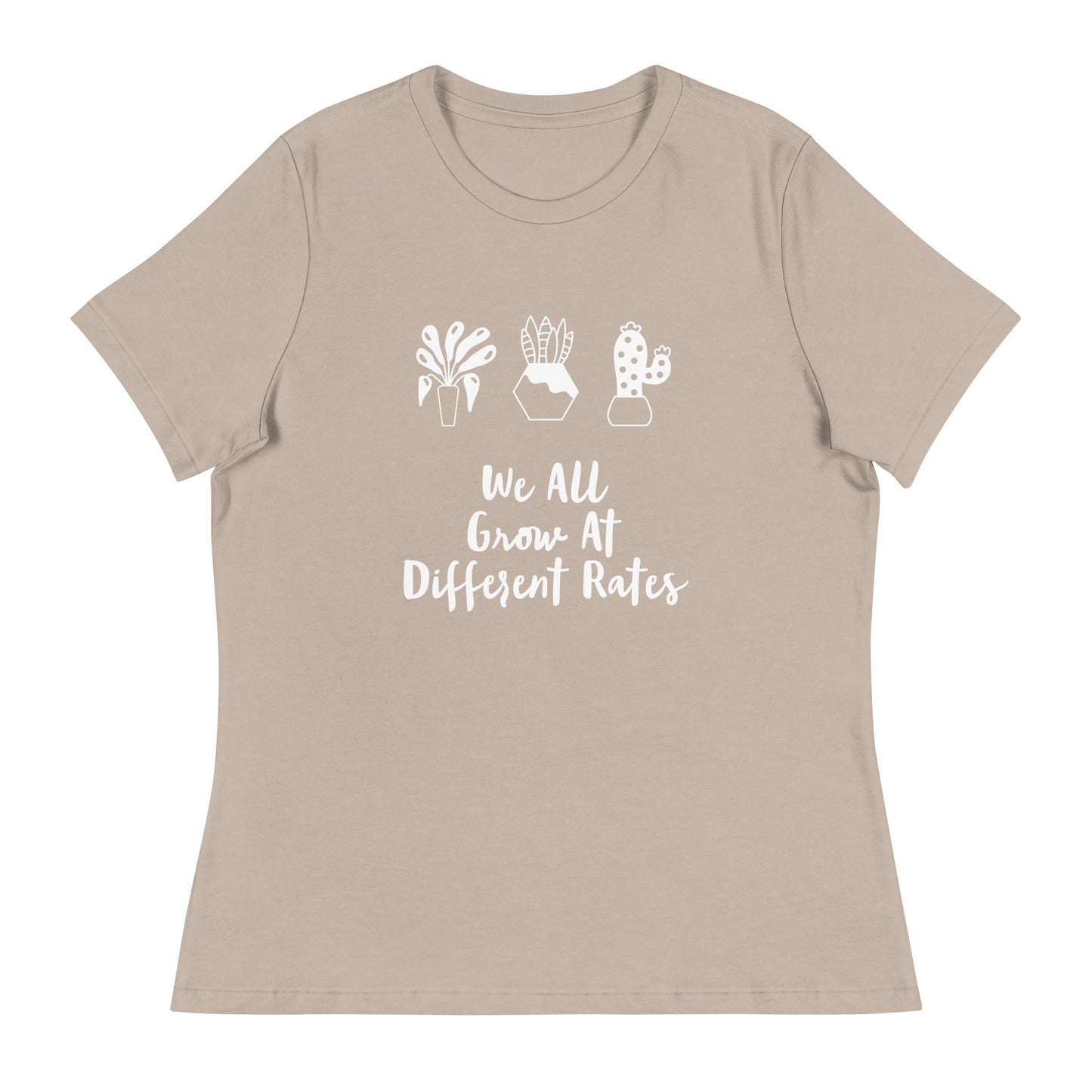 We All Grow At Different Rates Printed T-Shirt