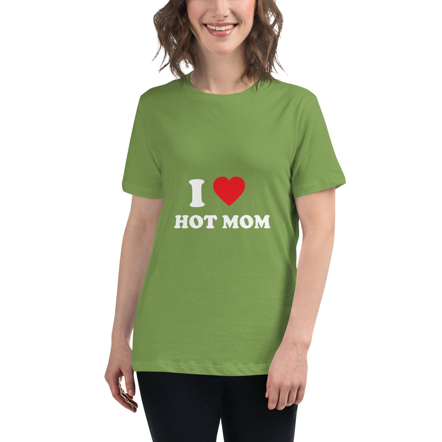 I Love Hot Mom Printed T-Shirt