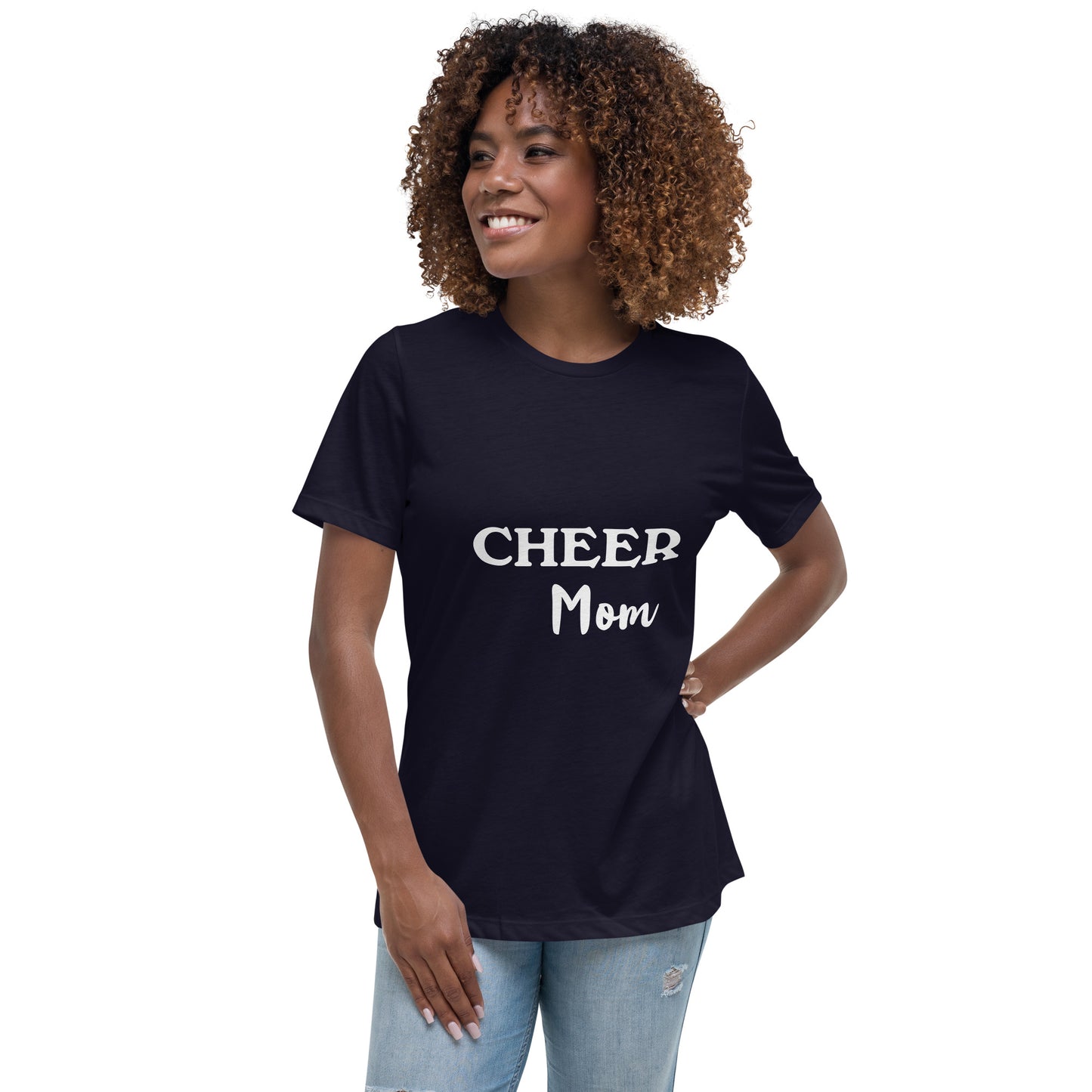 Cheer Mom Printed T-Shirt