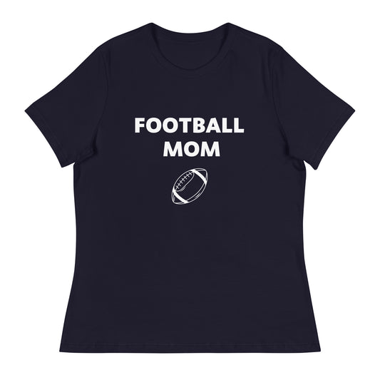 Football Mom Printed T-Shirt