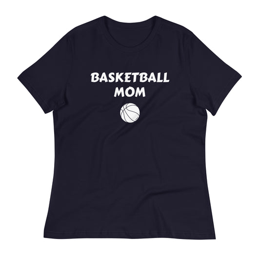 Basketball Mom Printed T-Shirt