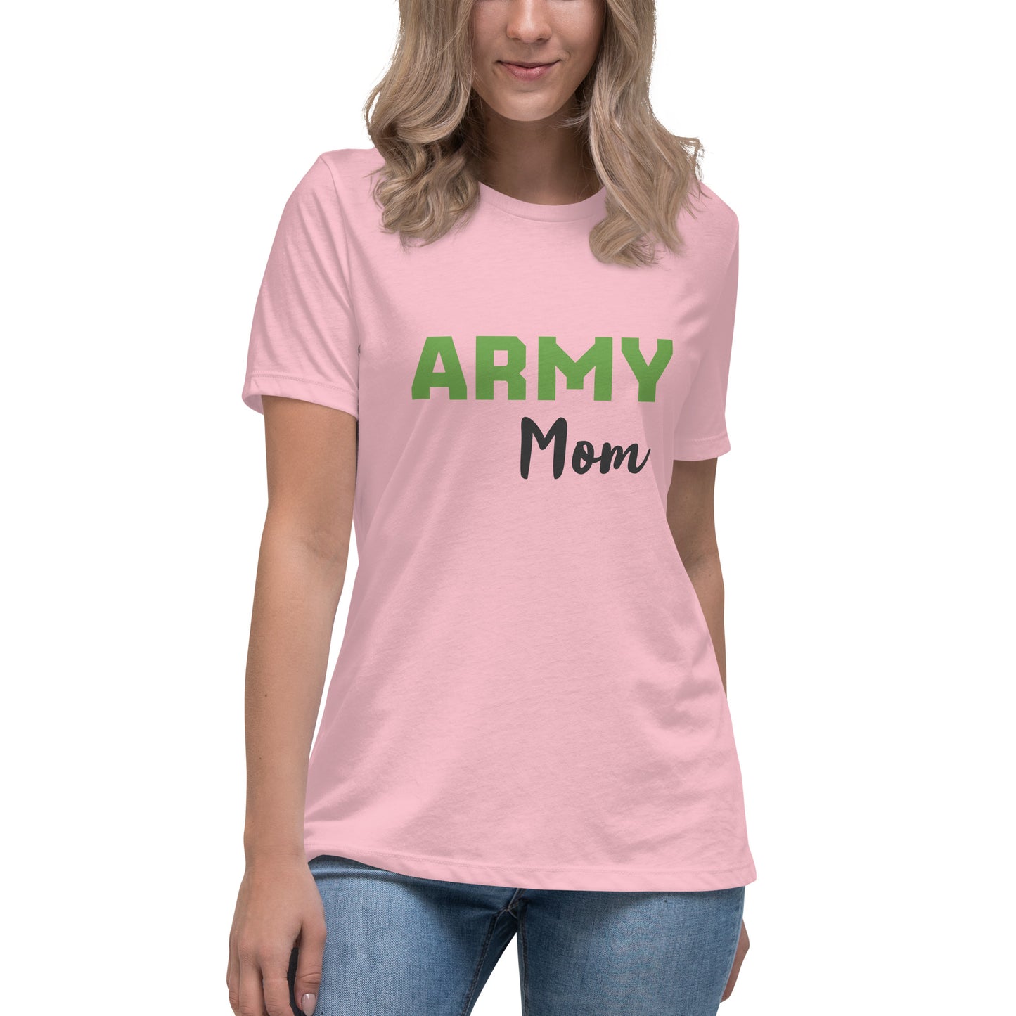 Army Mom Printed T-Shirt