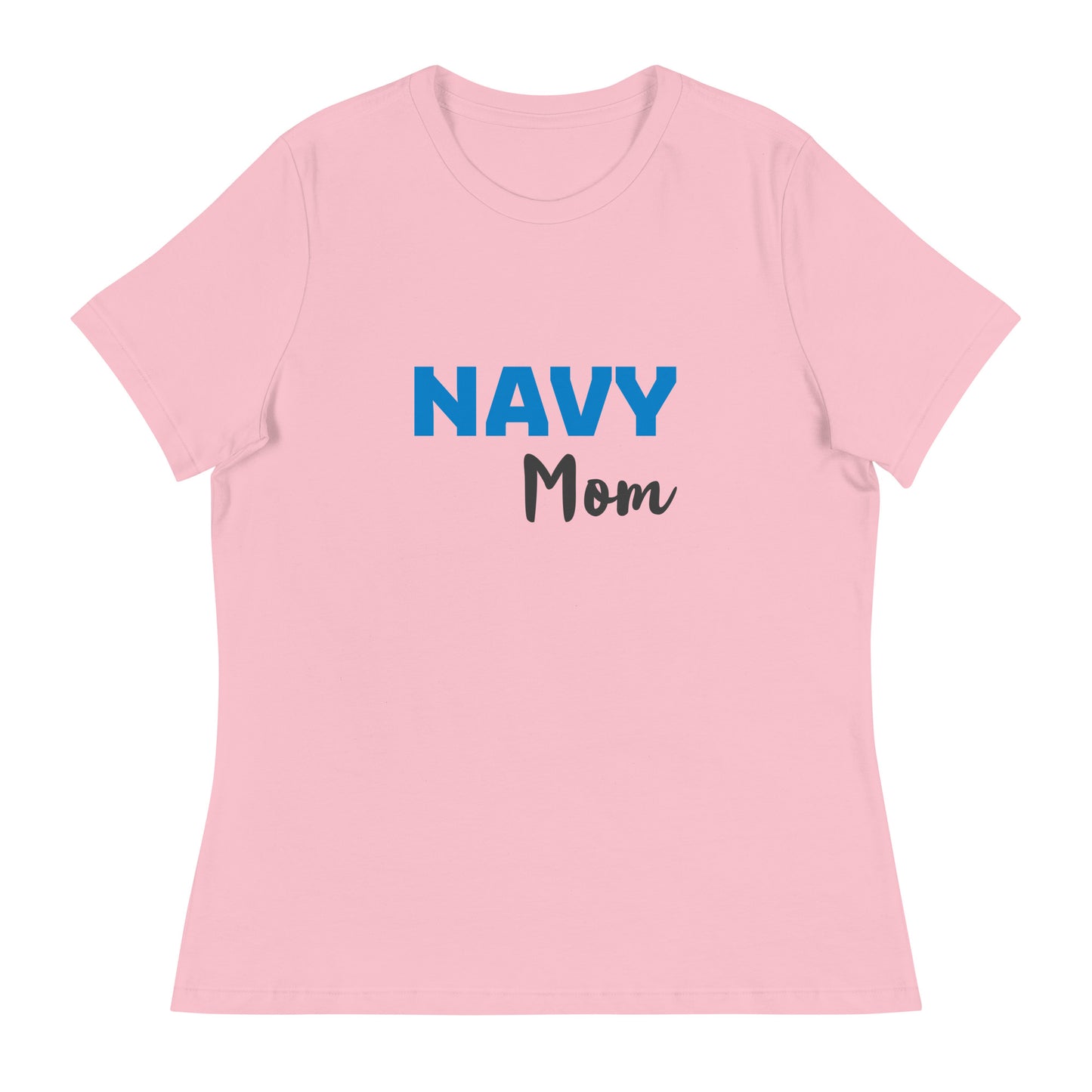 Navy Mom Printed T-Shirt
