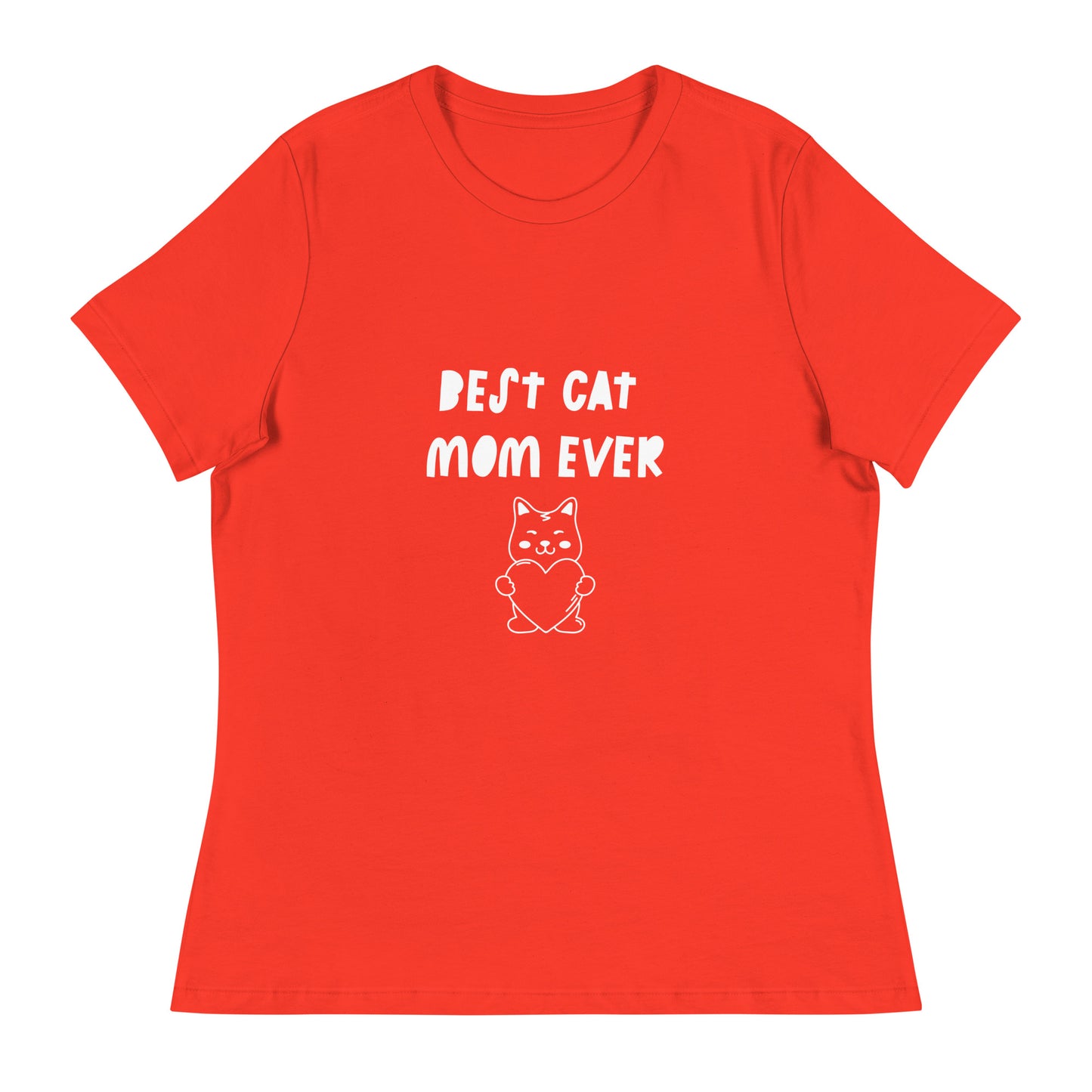 Best Cat Mom Ever Printed T-Shirt