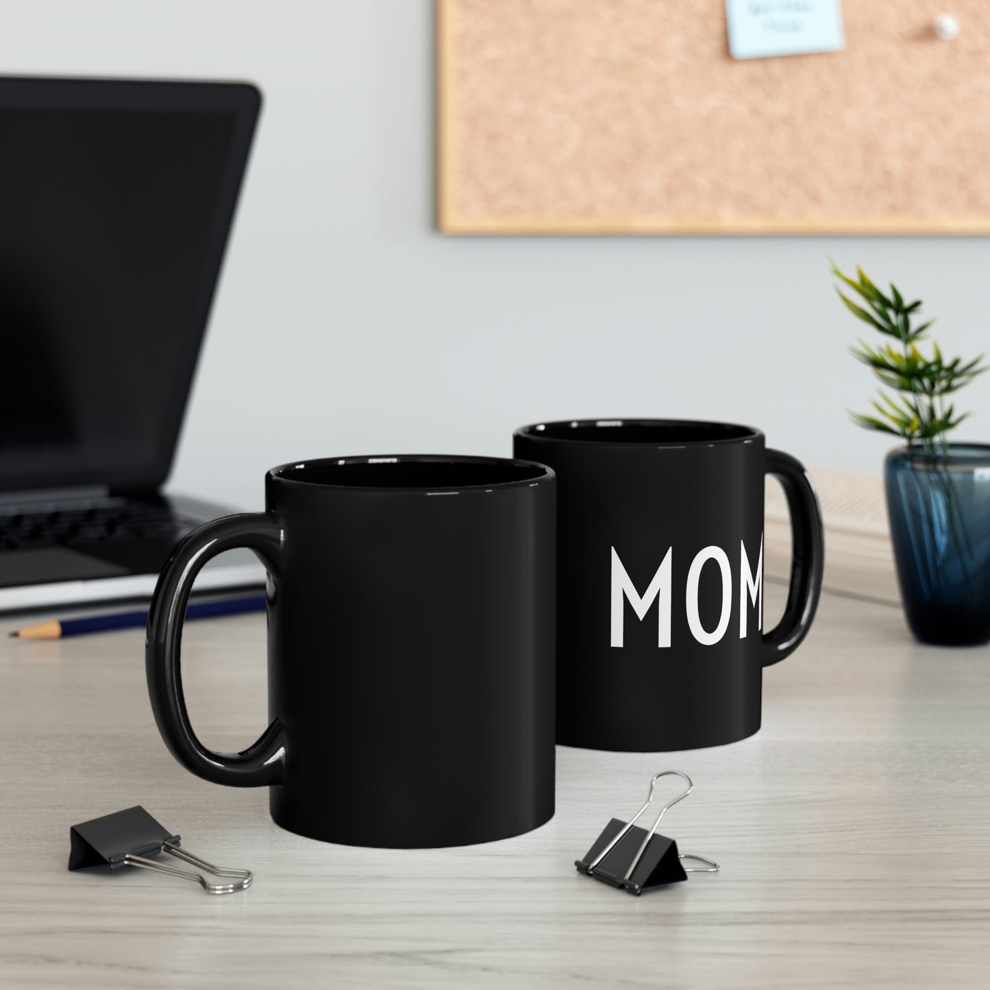 Mom Printed 11oz Black Mug