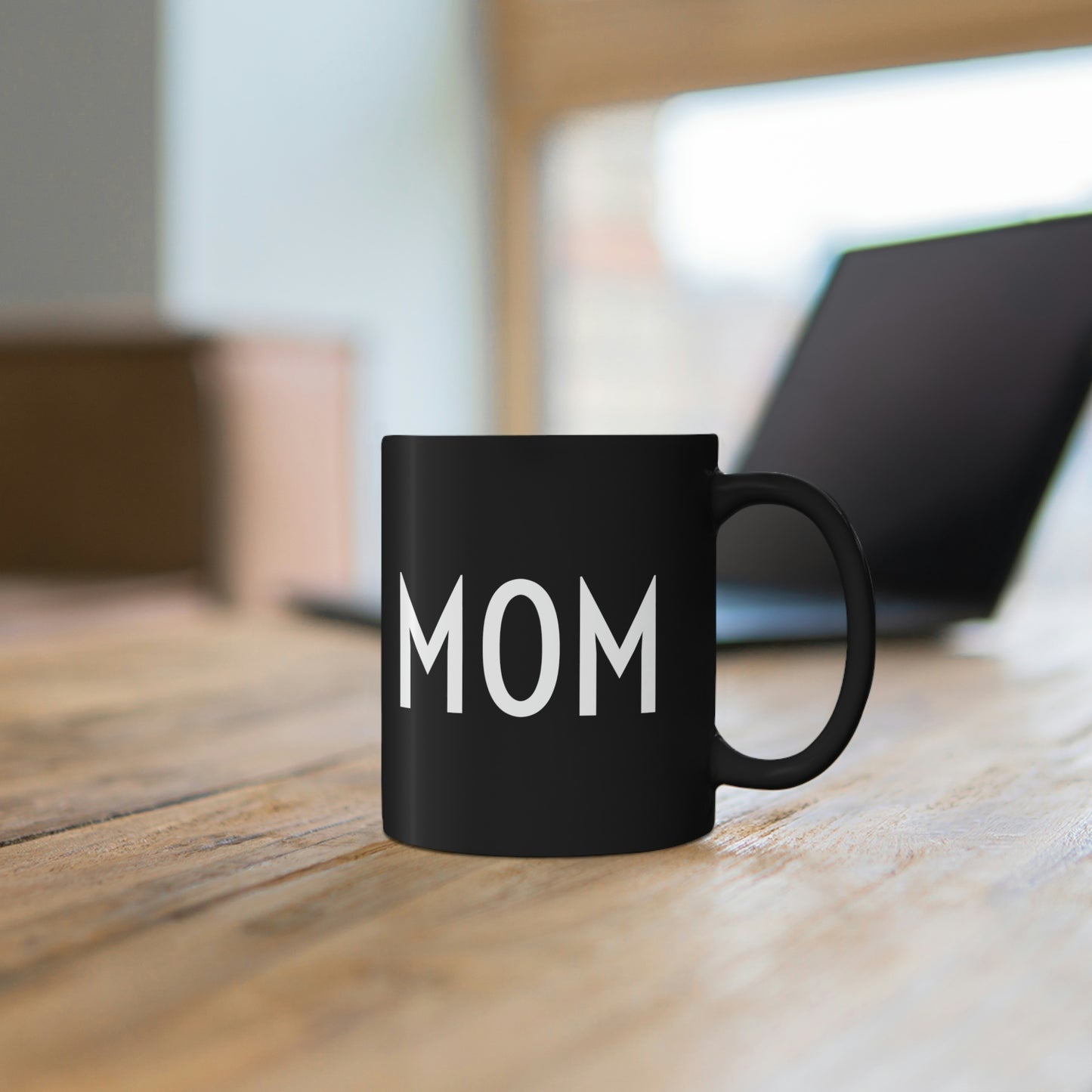 Mom Printed 11oz Black Mug