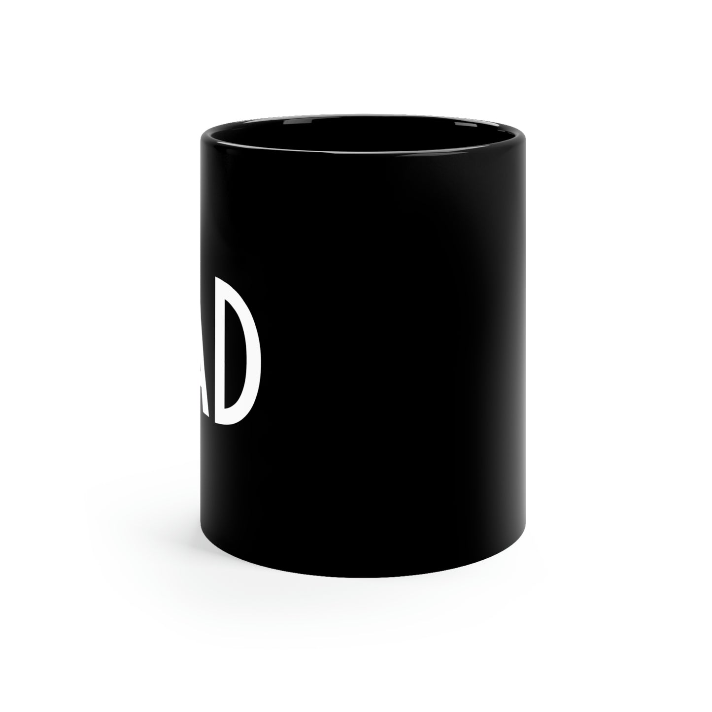 Dad Printed 11oz Black Mug