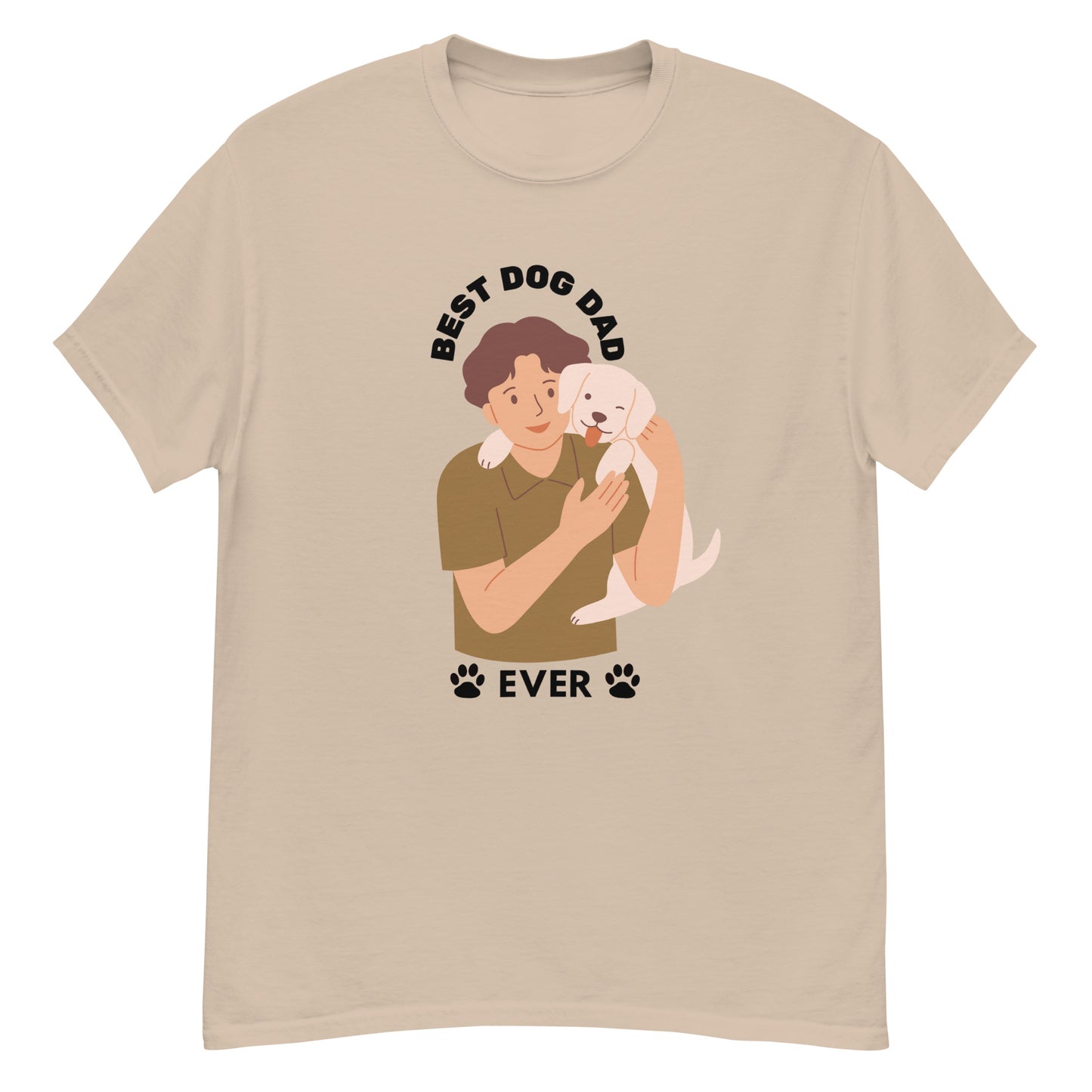 Best Dog Dad Ever Men's classic tee