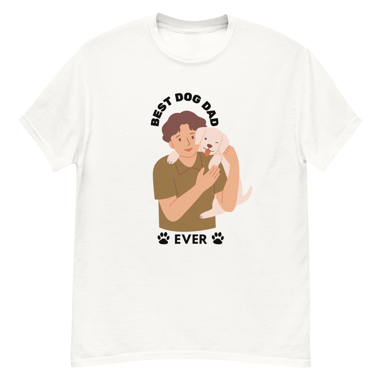 Best Dog Dad Ever Men's classic tee