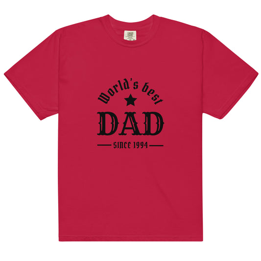 World's Best Dad Since 1994 Printed Tshirt