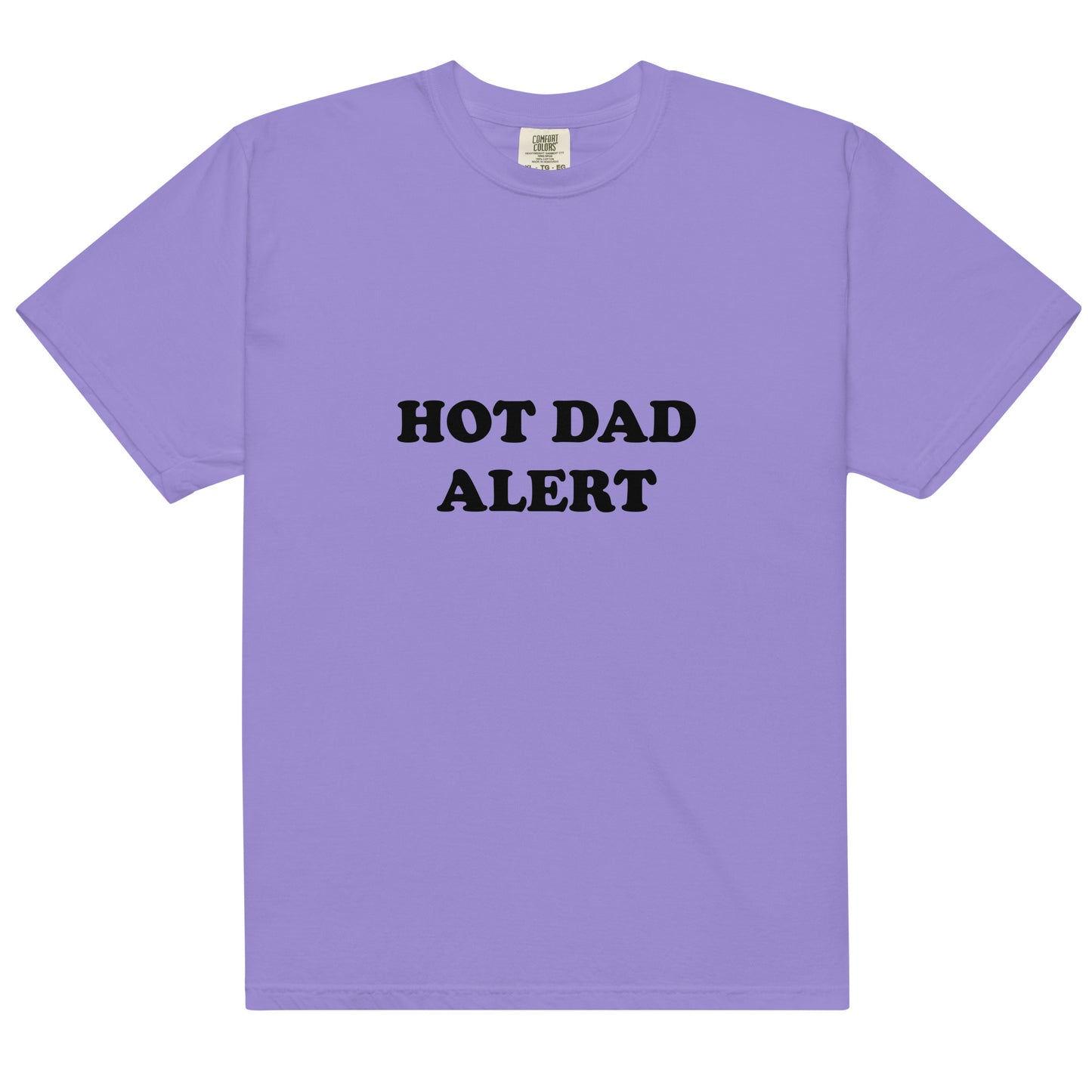 Hot Dad Alert Printed Tshirt