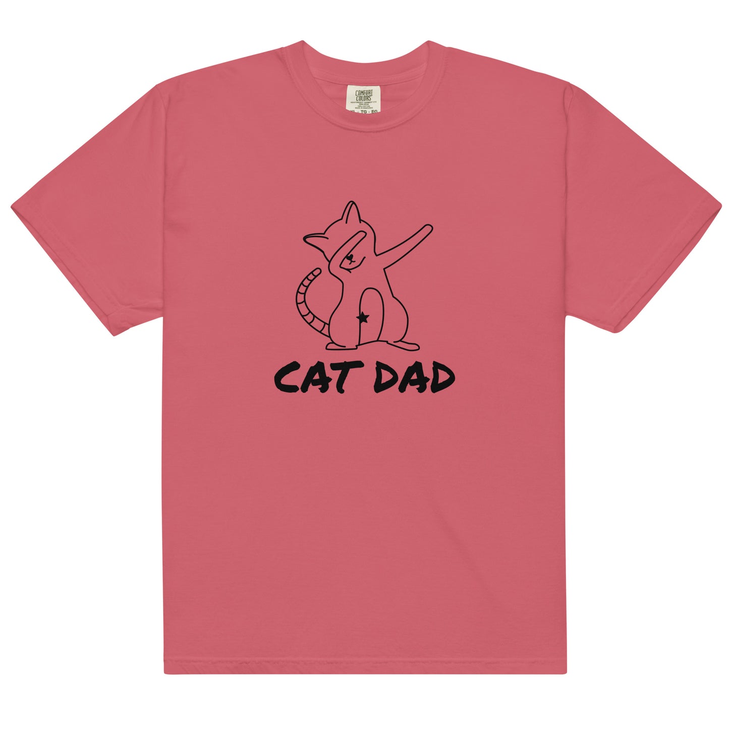Cat Dad Printed Tshirt