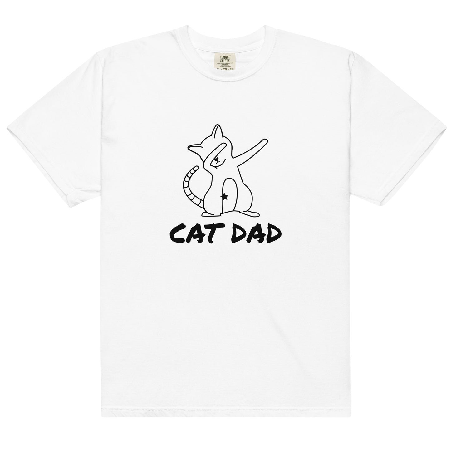 Cat Dad Printed Tshirt