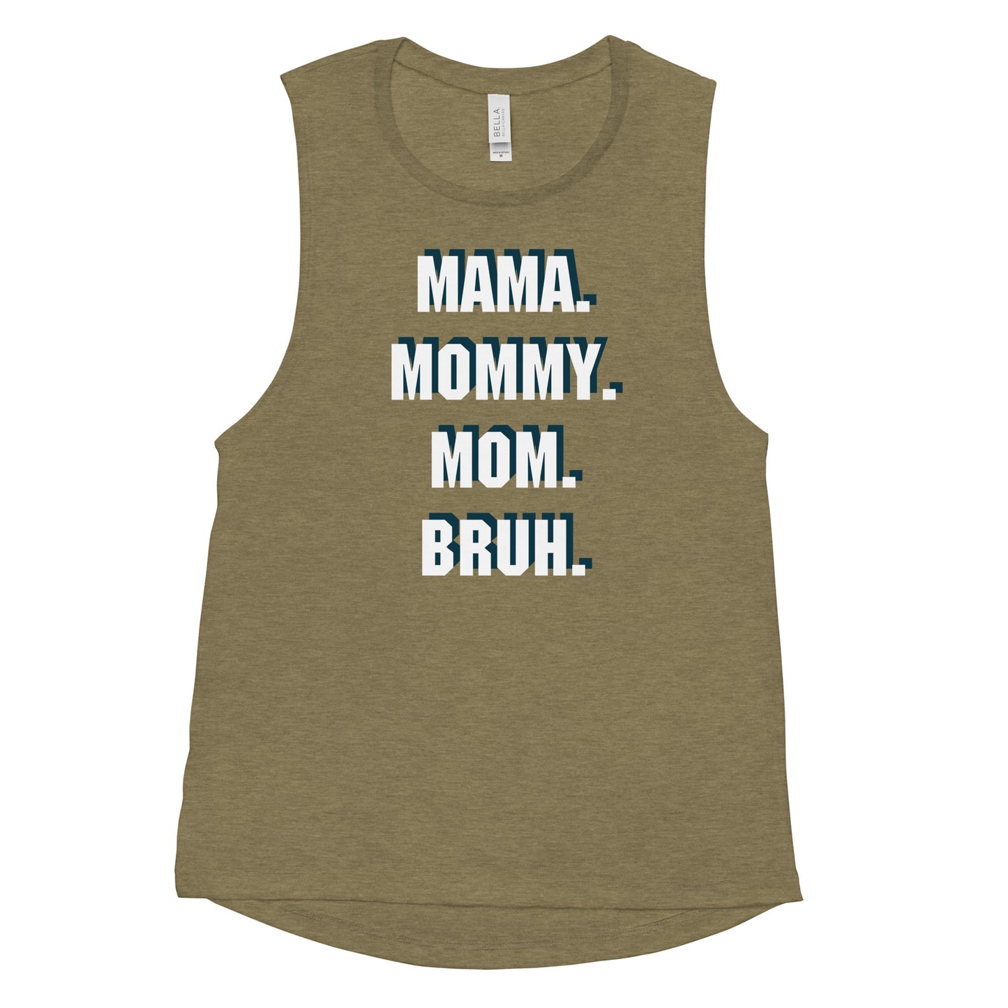 Mama Mommy Mom Bruh Printed Tank Top