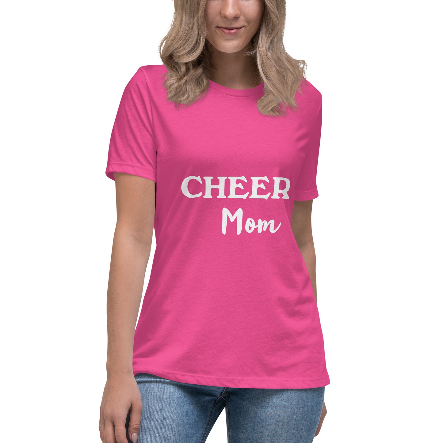 Cheer Mom Printed T-Shirt