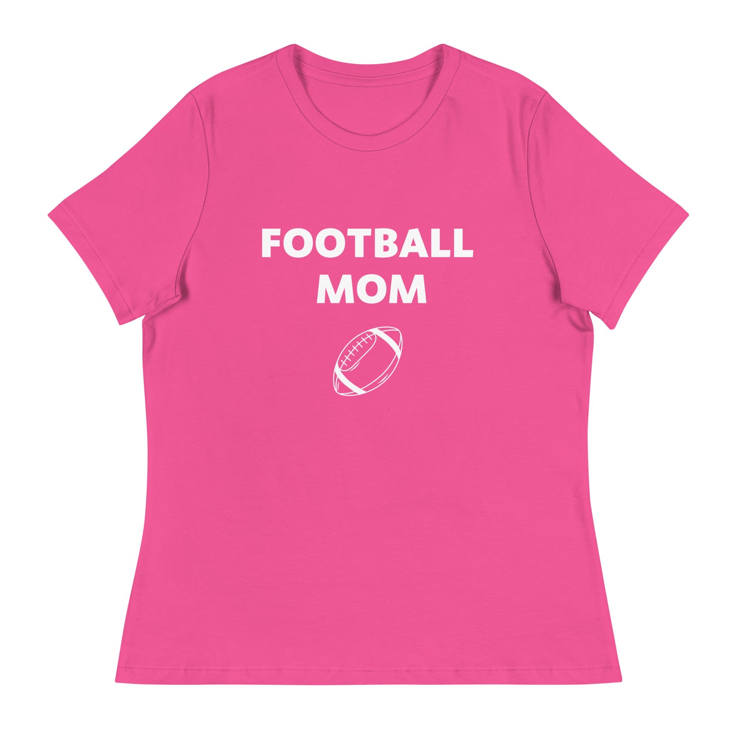 Football Mom Printed T-Shirt