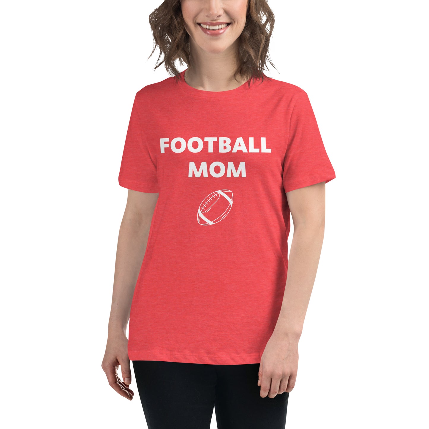 Football Mom Printed T-Shirt