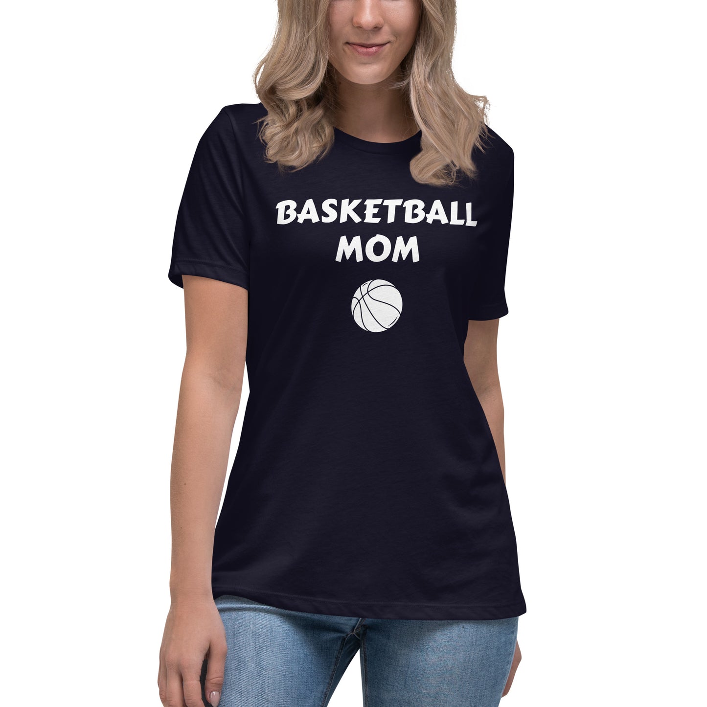 Basketball Mom Printed T-Shirt