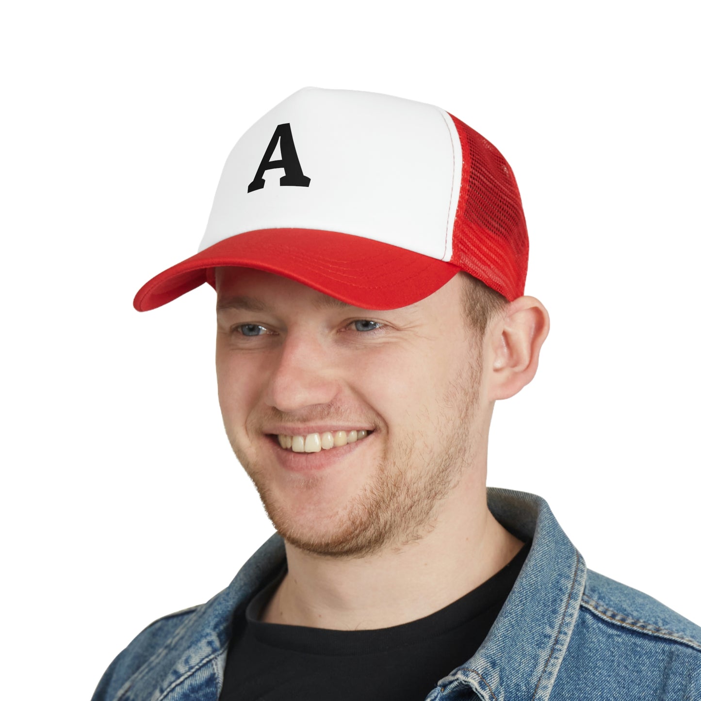A Letter Printed Kids Hats