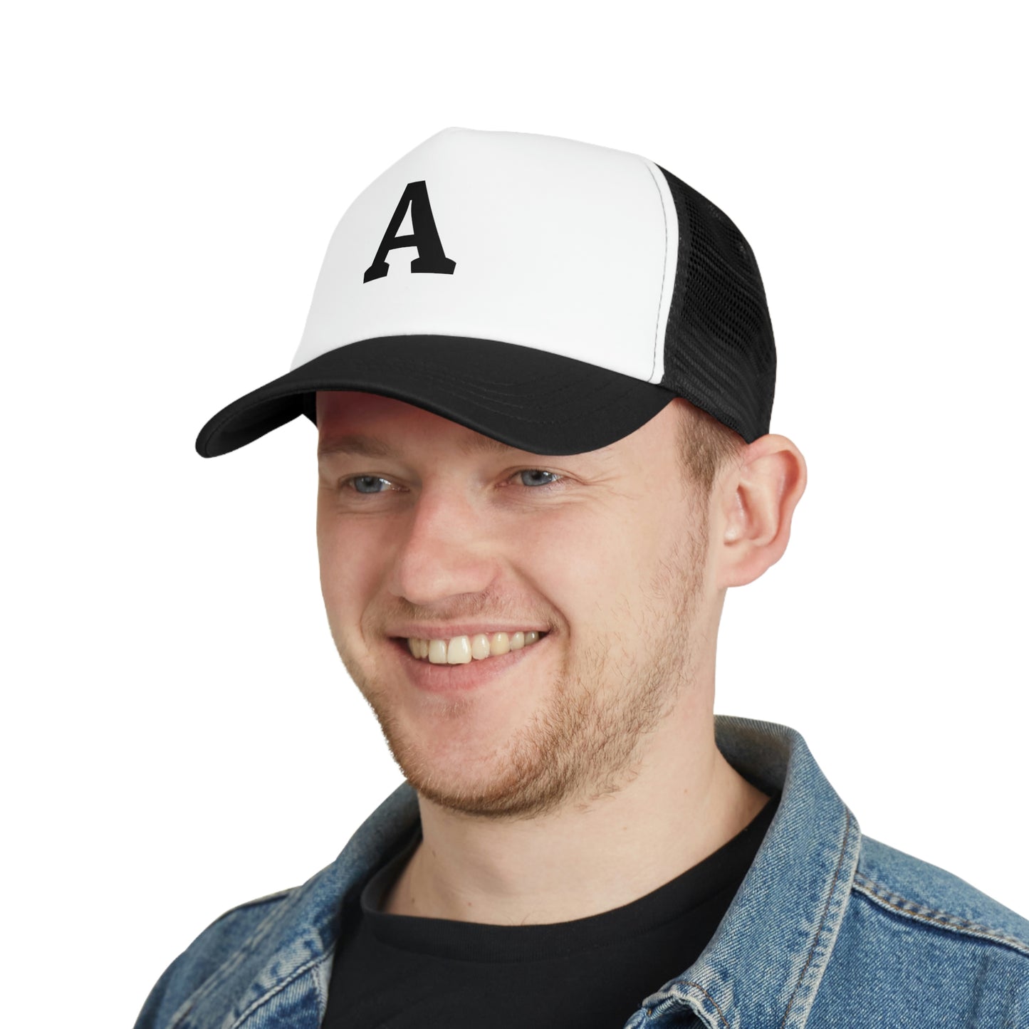 A Letter Printed Kids Hats