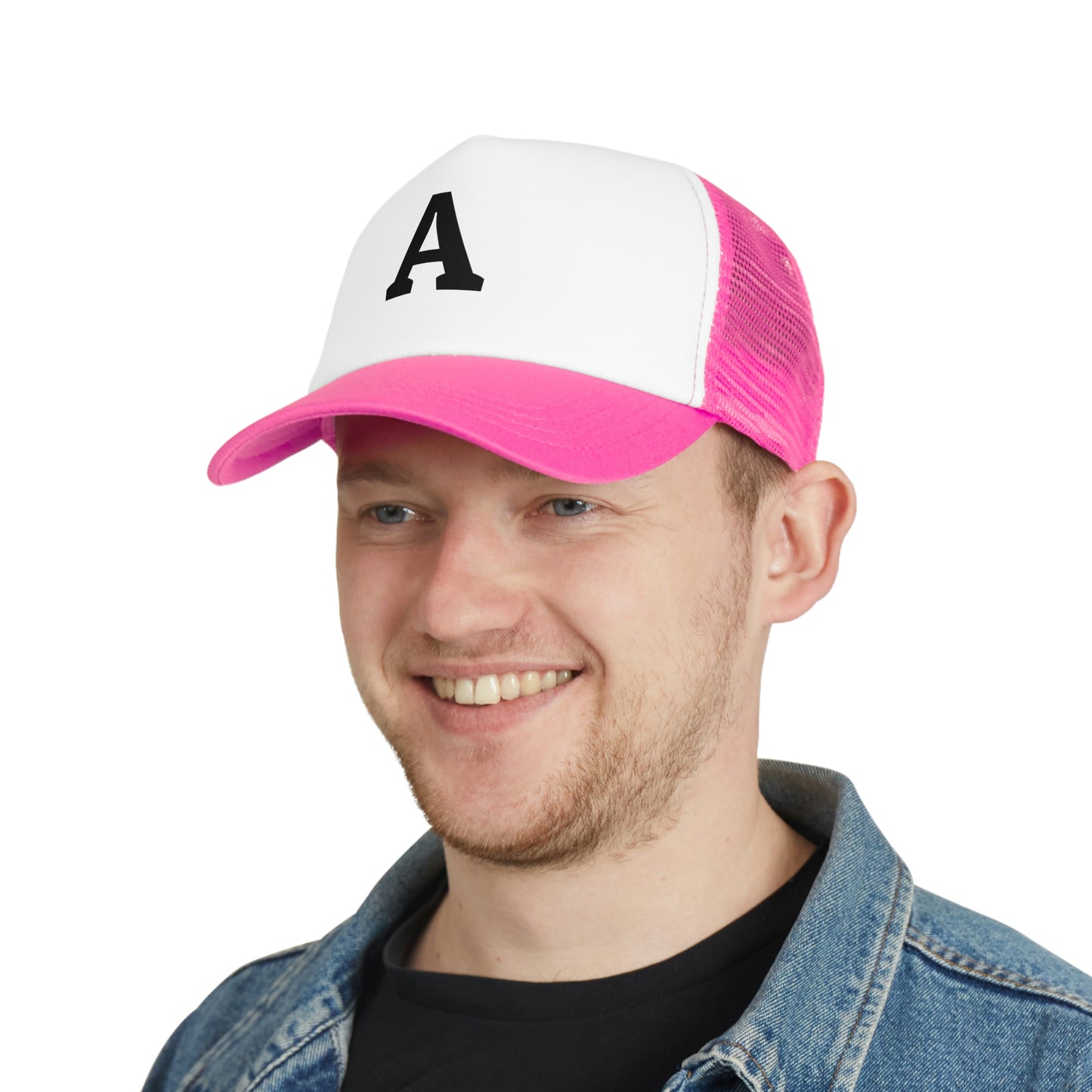 A Letter Printed Kids Hats