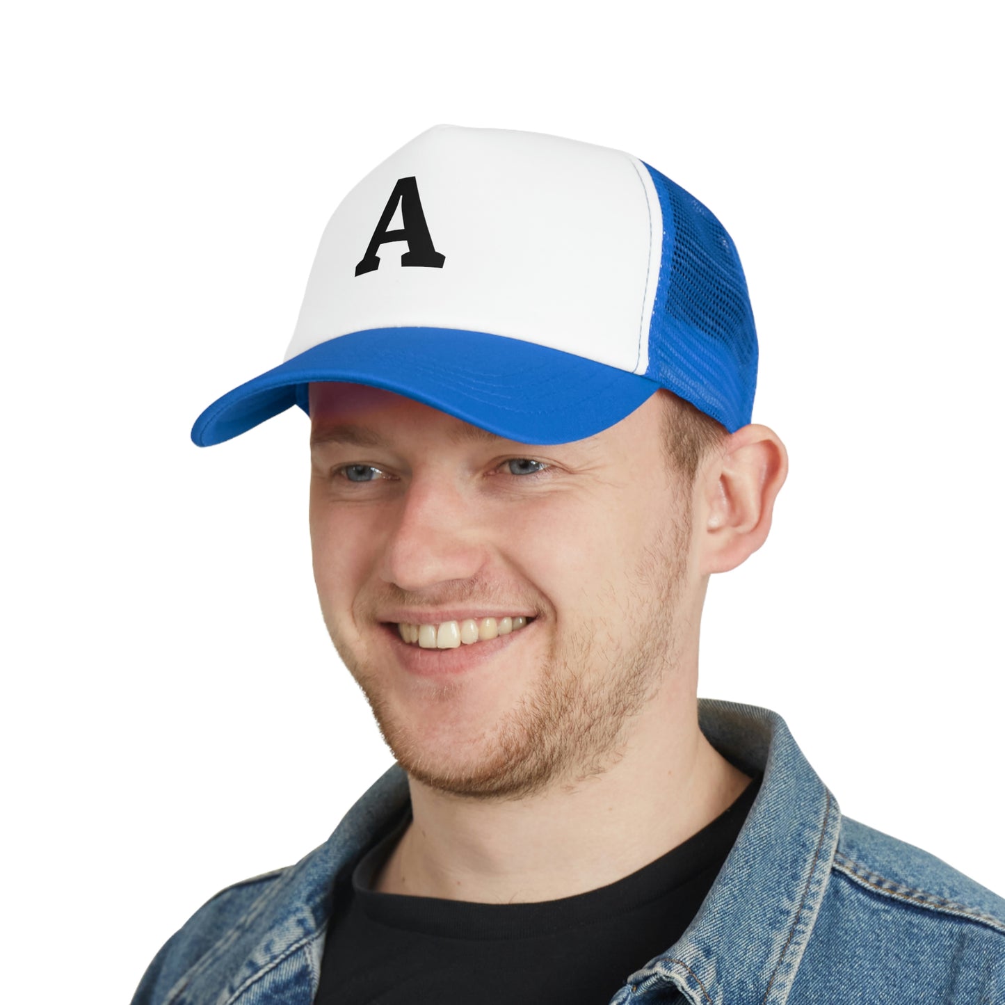A Letter Printed Kids Hats